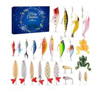 Calendario Countdown Pesca con Esche 24 Giorni Di Esche Per La Pesca Al | Calendario 'Avvento di Natale per Pescatore Regalo e Feste Natalizie per Pescatore Adulto Fidanzato Marito Padre Nonn