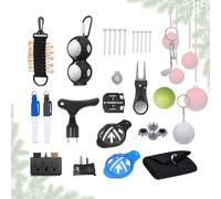 Calendario da golf di Natale 2025 - Golfer - Scatola regalo Avvento con sorprese di 24 giorni, tra cui palline di tè, idea regalo per le vacanze per gli uomini | Regalo per la festa Va