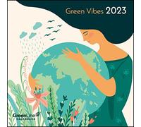 Calendario da muro 2023 GreenLine Green Vibes, 12 mesi, 30 x 30 cm
