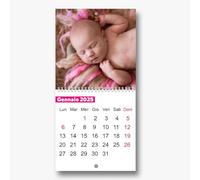 Calendario da Muro 2025 Personalizzabile con 12 Foto: Eleganza, Stile e Pianificazione Migliore per Casa e Ufficio - Un'Emozionale Idea Regalo con i Volti dei Cari! - (20x20cm (Bianco modello 1)