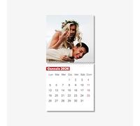 Calendario da Muro 2026 Personalizzabile con 12 Foto: Eleganza, Stile e Pianificazione Migliore per Casa e Ufficio - Un'Emozionale Idea Regalo con i Volti dei Cari! (Bianco modello 3)
