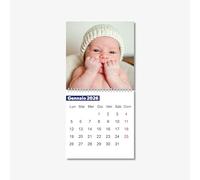 Calendario da Muro 2026 Personalizzabile con 12 Foto: Eleganza, Stile e Pianificazione Migliore per Casa e Ufficio - Un'Emozionale Idea Regalo con i Volti dei Cari! (Bianco modello 4)