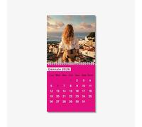 Calendario da Muro 2026 Personalizzabile con 12 Foto: Eleganza, Stile e Pianificazione Migliore per Casa e Ufficio - Un'Emozionale Idea Regalo con i Volti dei Cari! - (Fuxia)