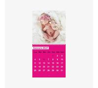 Calendario da Muro 2027 Personalizzabile con 12 Foto: Eleganza, Stile e Pianificazione Migliore per Casa e Ufficio - Un'Emozionale Idea Regalo con i Volti dei Cari! - (Fuxia)
