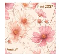 Calendario da muro 30x30 cm floral 2027 - AA.VV.