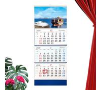 Calendario Da Muro Per Ufficio,Pianificatore Mensile Con 4 Pieghe - Calendario Per L'Anno 2026,Per Ufficio Scuola Aula Famiglia Camera Da Dormitorio Abitazione Pianificazione Capodanno Cinese Ristoran