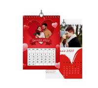 Calendario da muro personalizzabile con foto a scelta, 12 mesi anno 2025 con planing settimanle perfetta idea regalo anniversario per Ufficcio e Casa (20x15) o (33 x43cm)