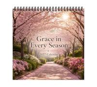 Calendario da Parete 12 di Paesaggio Stagionale Agenda Planner | Calendario Familiare per Studio Aula Scuola Posto di Lavoro Appartamento Dormitorio Cucina Abitazione