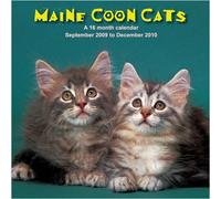 Calendario da parete 2010 con gatti Maine Coon