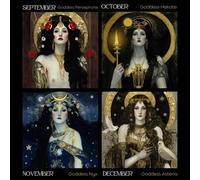 Calendario da parete 2024, da parete 2024, astrologia da parete 2024, calendario da appendere alla fase lunare, decorazioni astrologiche 2024, calendario lunare per soggiorno, camera da letto