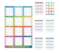 Calendario da parete 2025-2026, 88,4 x 57,9 cm, grande, verticale, da appendere alla parete, con data giuliana da luglio 2025 a giugno 2026, calendario in carta spessa, 12 mesi, planner annuale per