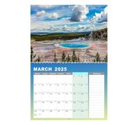 Calendario da parete 2025 - 2026 | Calendario da 18 per insegnanti | Agenda familiare per pianificazione delle lezioni e monitoraggio degli appuntamenti | Organizzatore per casa e aula