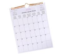 Calendario da Parete 2025-2026 - Calendario Mensile 2025-2026, Planner Settimanale Multilingue per Lavoro Scuola Famiglia Ufficio Pianificazione Giornaliera