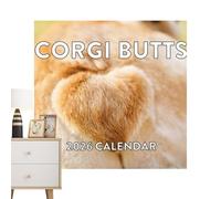 Calendario da parete 2025-2026 con cane creativo, novità planner decorazioni per la casa per camera da letto, ufficio, scuola, studio, soggiorno, pianificazione pianificazione pianificazione