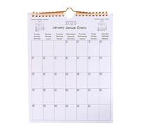 Calendario da parete 2025 annuale | Calendario mensile da parete multilingue per la famiglia | Calendario mensile 2025 adatto alle famiglie, calendario mensile per 12 per Natale, riunioni, piani