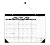 Calendario da parete 2025,Calendario 2025 - Da gennaio 2025 a giugno 2026 Calendario semplice del planner da parete - Pianificazione sospesa che organizza il calendario da parete ribaltabile per l'h