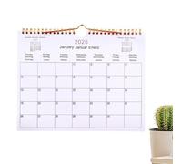 Calendario da parete 2025 - Calendario da parete mensile multilingue | Planner da parete mensile con calendario familiare da 12 mesi | calendario 2025 calendario per piani, appuntamenti, matrimoni