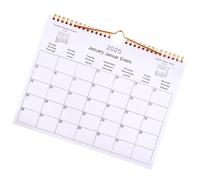 Calendario da parete 2025, calendario mensile multilingue da parete | Planner mensile 2025 adatto alle famiglie, calendario di 12 per Natale, riunioni, piani