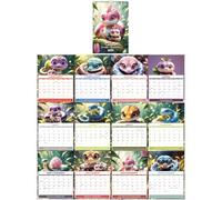 Calendario da parete 2025 da appendere dal 01/2025 al 06/2025, rilegatura a doppio filo, calendario mensile per pianificazione giornaliera mensile con connessioni naturali