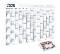Calendario da parete 2025, edizione inglese, calendario scolastico 2025, anno scolastico per la pianificazione degli insegnanti