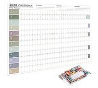 Calendario da parete 2025, edizione inglese, calendario scolastico 2025, anno scolastico per la pianificazione degli insegnanti