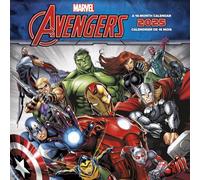 Calendario da parete 2025 Marvel Avengers (bilingue francese) (edizione inglese e francese)