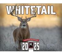 Calendario da parete 2025 Monster Whitetail Deer, 16 mesi, misura XL, 35,5 x 55,6 cm, miglior calendario da parete Big Buck di The KING Company-Monster Calendars (calendario da parete 2025 a coda