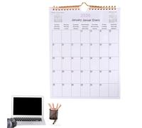 Calendario da parete 2026, 12 mesi, multilingue per la casa, planner creativo decorativo per dormitorio, appartamento, soggiorno, aula, famiglia, lavoro, casa, camera da letto