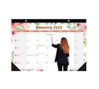 Calendario Da Parete 2026-2027 18 Mesi Da Gennaio 2026 A Giugno 2027 Con Contrassegni Data Per La Pianificazione Giornaliera Settimanale.