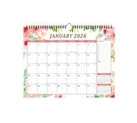 Calendario da parete 2026-2027 con blocchi giornalieri sfoderati 18 mesi da gennaio 2026 a giugno 2027 per casa e ufficio Calendario da parete 43x30, 5 cm
