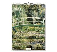 Calendario da Parete 2026 24x33 cm Claude Monet (26703) FINE PAPER IN ITALY Cartilia