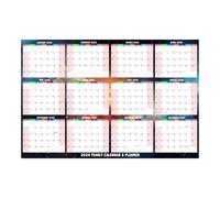 Calendario da parete 2026-61 X 86 Cm Doppio Lato Cancellabile A Secco Verifica - Pianificatore Annuale 2026 Calendario da parete,Per Abitudini Lettura Studio Mentale Compiti Scuolari Esercizio Sport