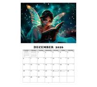 Calendario Da Parete 2026 Affascinante Decorazione Da Parete Con Calendario - Decorazione Artistica Fantasia Per Casa Planner Diario Organizzatore In Cucina Soggiorno Ufficio Camera Da Letto