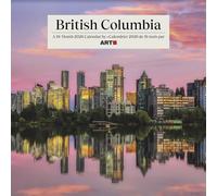 Calendario da parete 2026 British Columbia (Bilingue francese)