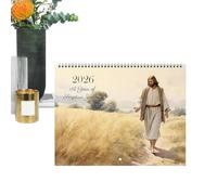 Calendario da parete 2026 | Calendario Storie Bibliche 2026 | Decorativo da parete Appeso Pianificatore per Riunione Quotidiana Scuola Ufficio Dormitorio Camera Famiglia Casa e Luogo di Lavoro