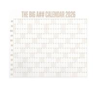 Calendario da parete 2026, cancellabile a secco, 121 x 91 cm, grande planner annuale per casa, scuola, ufficio e spazio di lavoro