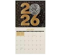 Calendario Da Parete 2026 Con Diamanti Imitazione - Calendario Artistico Di 12 Mesi Da Gennaio A Dicembre | Sala Studio Ufficio Agenda Decorativa Soggiorno, Elegante Organizzazione