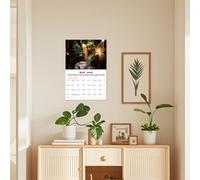 Calendario da parete 2026 con fatine, decorazione per la casa, stile fantasy artistico, agenda giornaliera per cucina, soggiorno, studio, uffici, dormitorio, appartamento