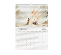 Calendario da parete, 2026, con storia della Bibbia, decorazione da parete da appendere per riunioni quotidiane, scuola, casa, scrivania, posto di lavoro, famiglia, aula