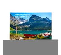 Calendario da parete 2026 Layout paesaggistico | Calendario da parete con scenari 2026, organizzatore di pianificazione e agenda da appendere per homeschooling, scuola, affari, famiglia, posto di