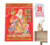 Calendario da parete 2026, planner a strappo con design per la parete, calendario da strappare per l'anno del s, per pianificare e organizzare le festività primaverili, come decorazione per casa