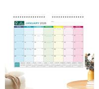 Calendario da parete 2026,Settimanale E Giornaliero Con Vacanze | Da gennaio 2026 a giugno 2027 Calendario da Ufficio e,Per Appuntamenti Planning Scuola Pianificazione Casa Scuola Famiglia Natale