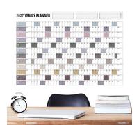 Calendario da parete 2027, disponibile su entrambi i lati, extra large