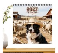 Calendario da parete 2027 divertente calendario mensile di con cani