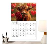 Calendario da parete 2027 Pianificatore Annuale 2027 Grandi Note e To-Do