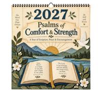 Calendario da parete 2027 - Salmi Agenda Planner, 12 Decori | Calendario da parete con salmi - Agenda 12 mesi, decorazione per sala preghiera per casa, ufficio, scuola, hotel