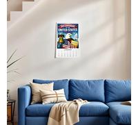 Calendario Da Parete, 250° Anniversario della Fondazione USA | Planner mensile 2026 per Studenti Insegnanti Ufficio Casa Famiglia Amici - Per Scuola Ufficio Insegnanti Casa Soggiorno