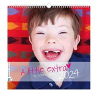 Calendario da parete A little extra 2024: fotografie di bambini e adolescenti con sindrome di Down (A piccolo extra: by Conny Wenk)