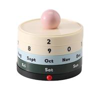 Calendario da parete Calendar With Rotating Feature Perfect For Adding Personality To Workspaces Decorazione estetica da scrivania(A)