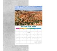 Calendario da parete - Calendario fotografico da parete 2026, agenda creativa da appendere per pianificazione quotidiana, scuola, lavoro, riunioni, viaggi, famiglia, scuola, appuntamenti